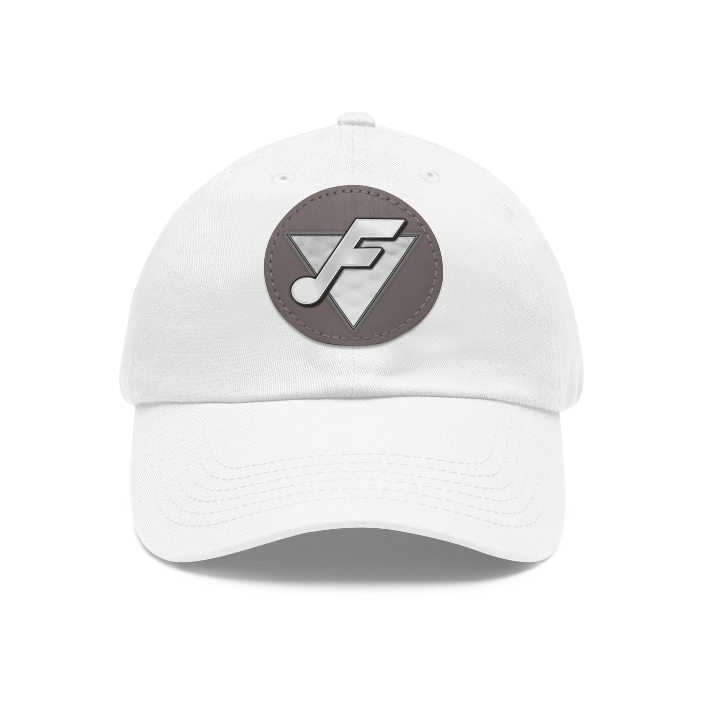 Fretty's Golf Dad Hat with Leather Patch (Round)