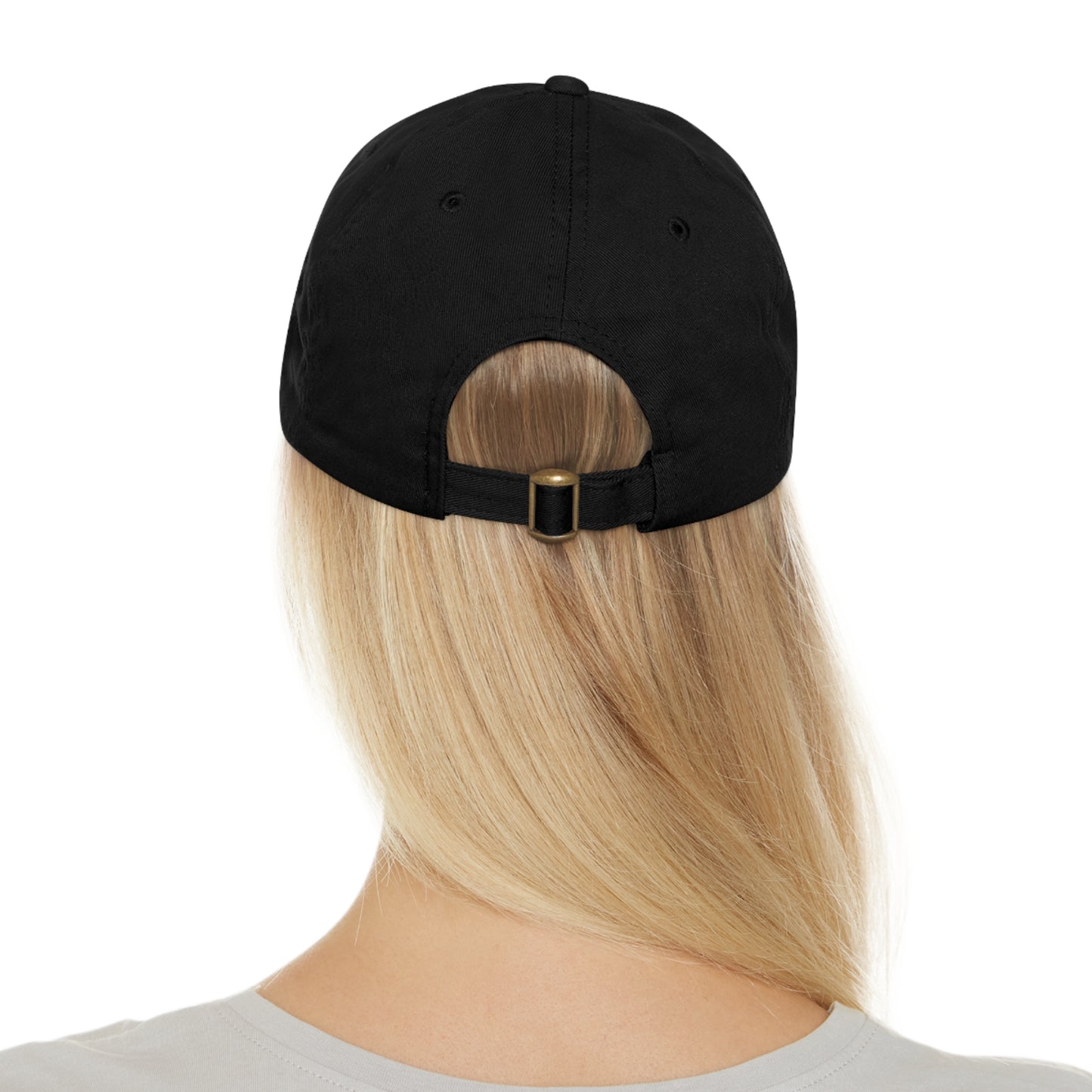 Fretty's Golf Dad Hat with Leather Patch (Round)