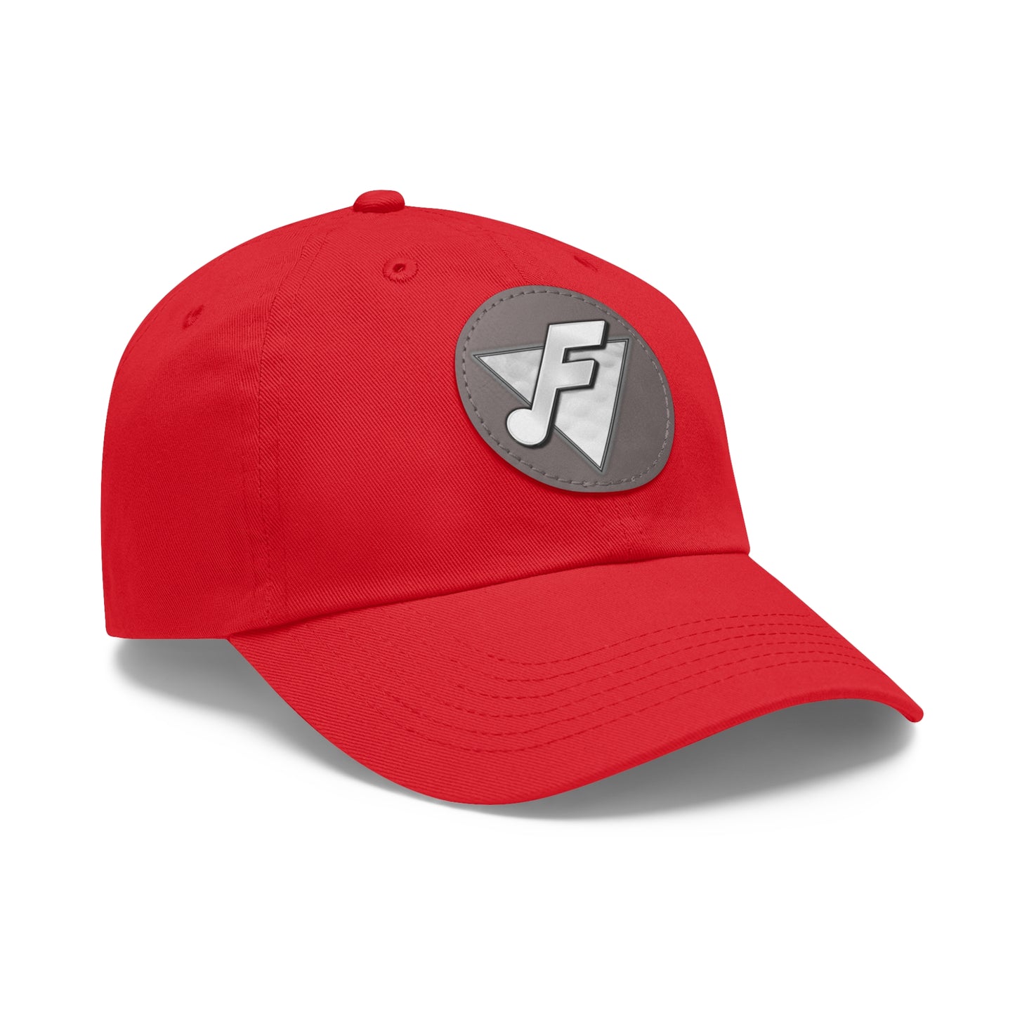 Fretty's Golf Dad Hat with Leather Patch (Round)