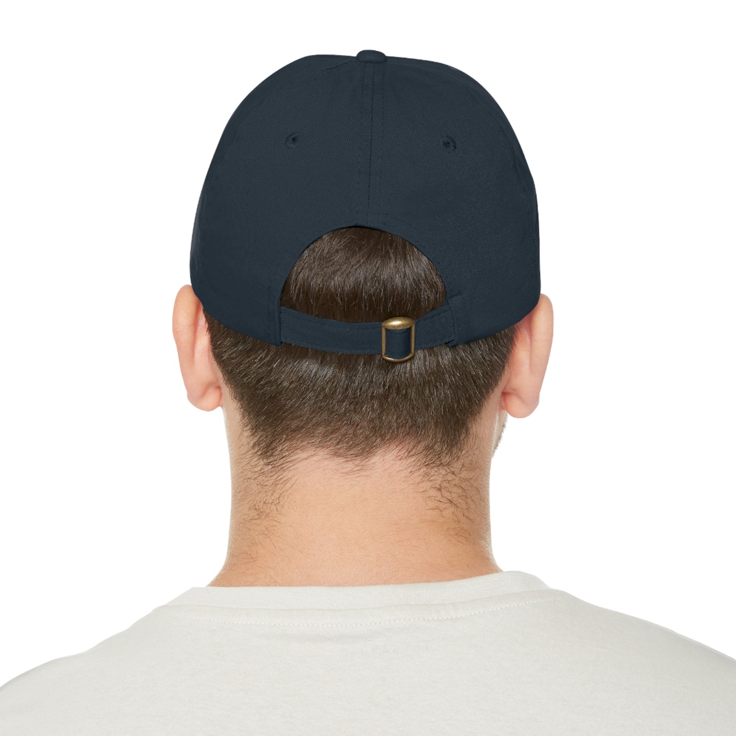 Fretty's Golf Dad Hat with Leather Patch (Round)