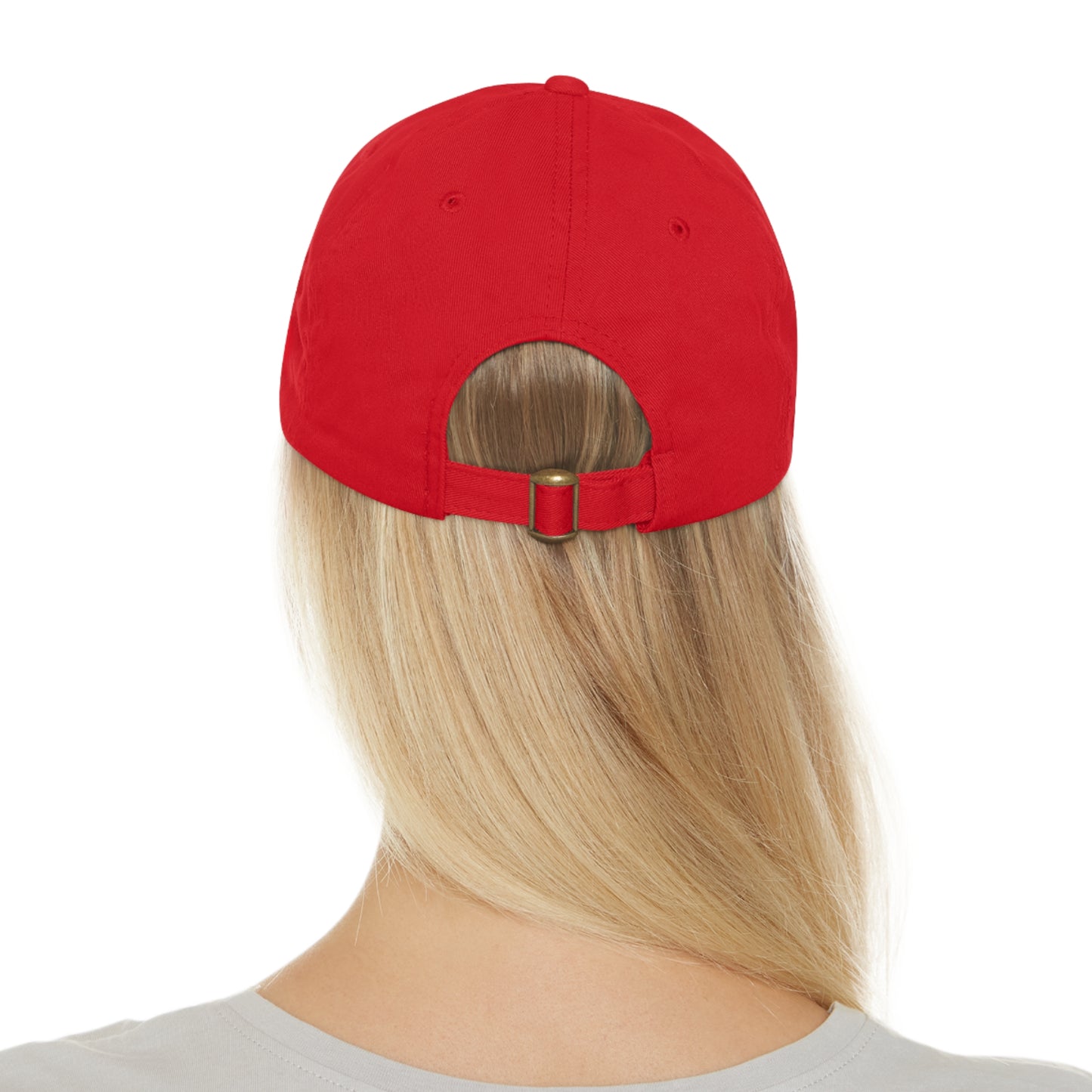 Fretty's Golf Dad Hat with Leather Patch (Round)