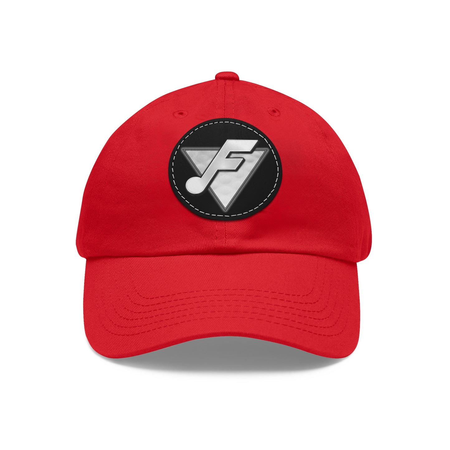 Fretty's Golf Dad Hat with Leather Patch (Round)