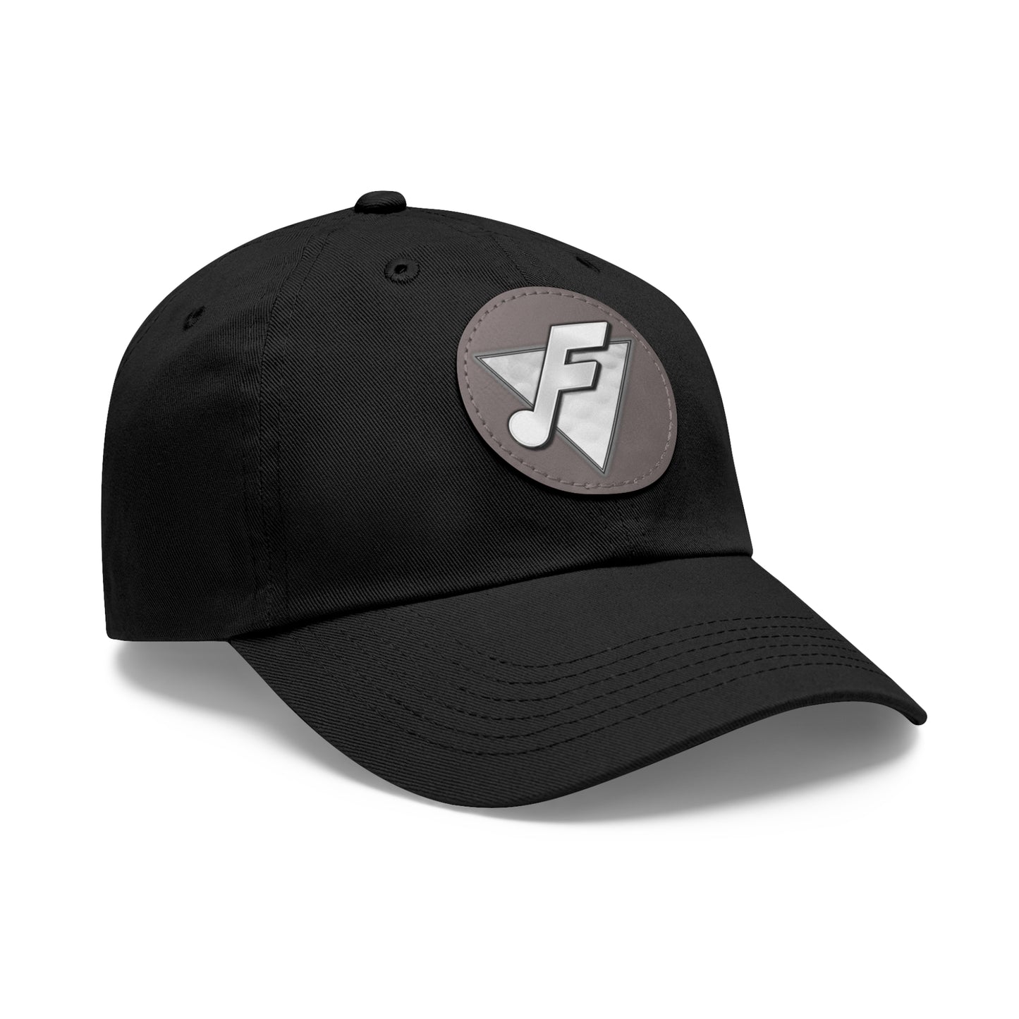 Fretty's Golf Dad Hat with Leather Patch (Round)