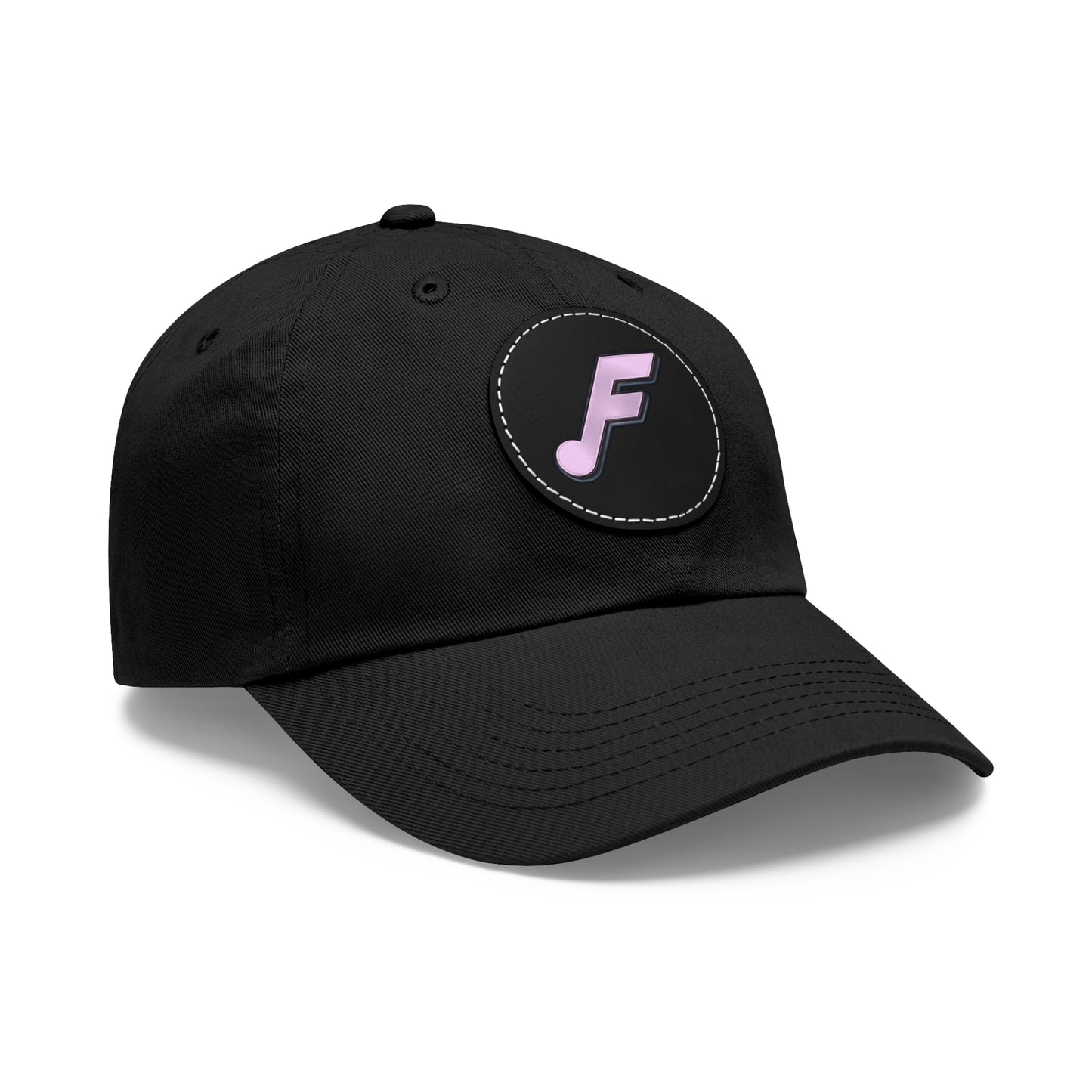Frettnote Dad Hat with Leather Patch (Round)