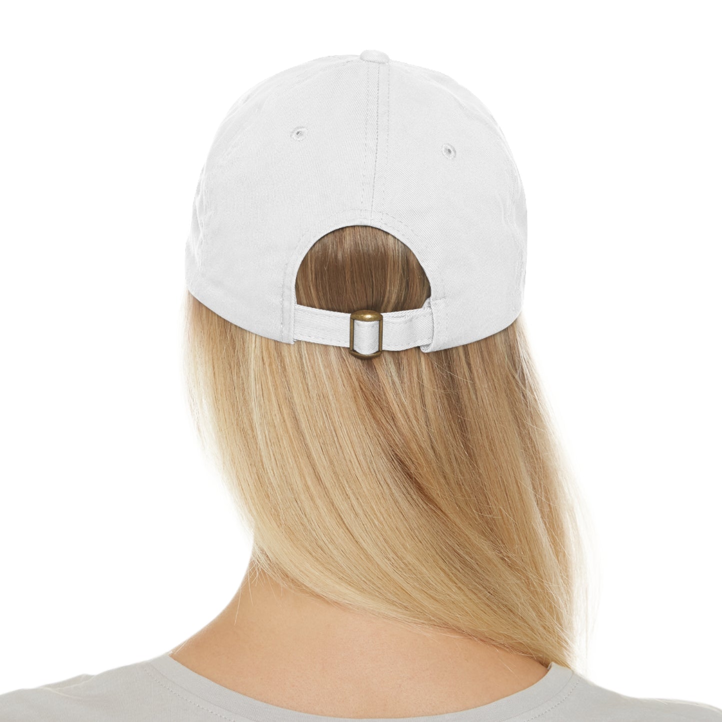 Fretty's Golf Dad Hat with Leather Patch (Round)