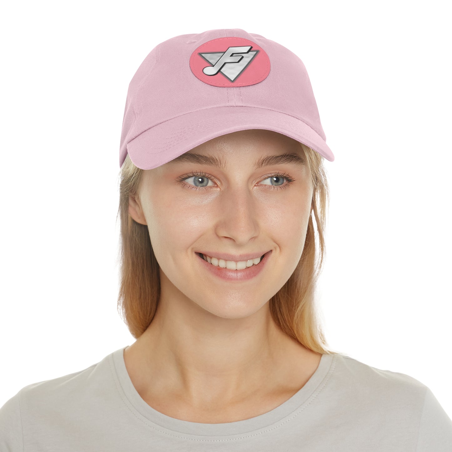 Fretty's Golf Dad Hat with Leather Patch (Round)