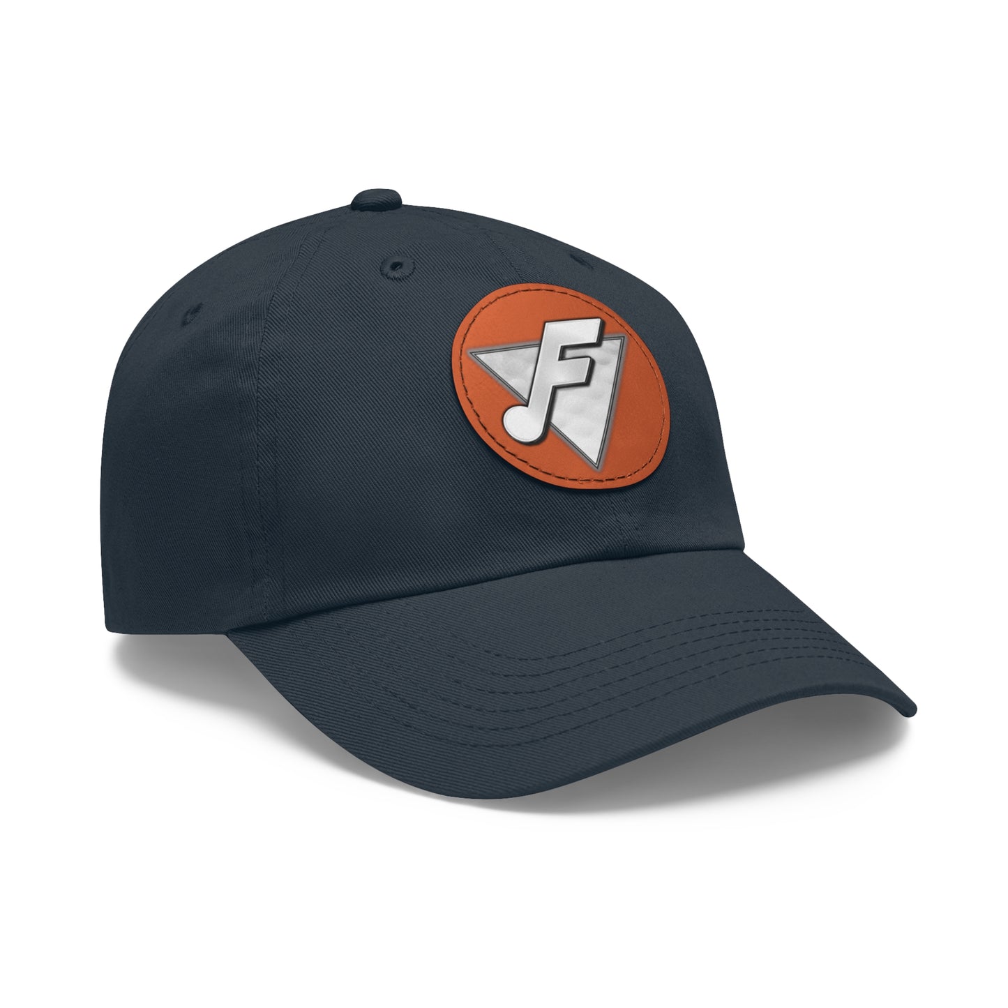 Fretty's Golf Dad Hat with Leather Patch (Round)