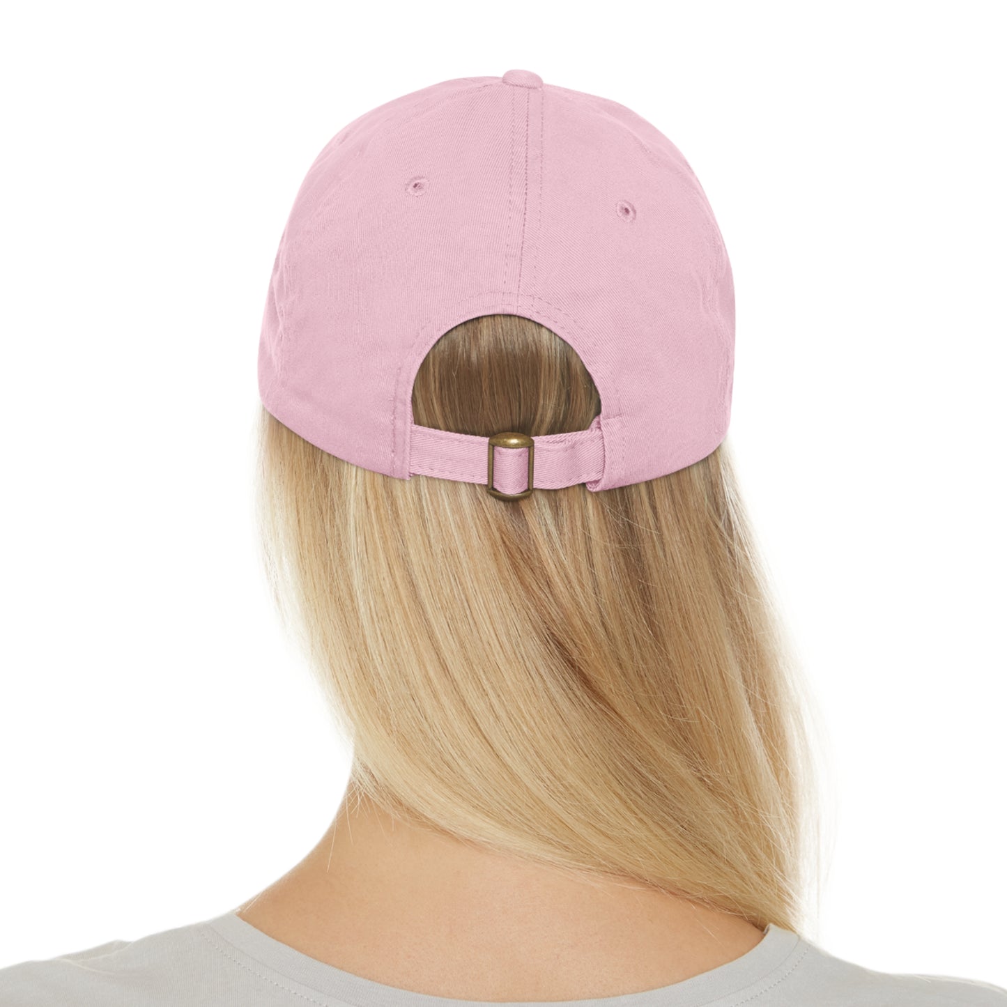 Fretty's Golf Dad Hat with Leather Patch (Round)