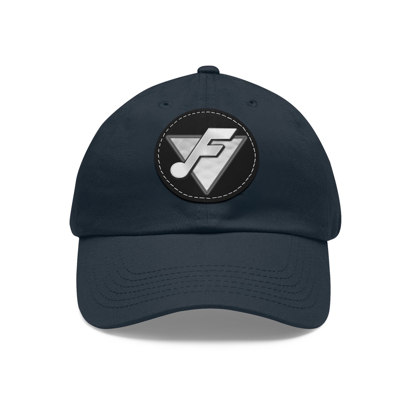 Fretty's Golf Dad Hat with Leather Patch (Round)