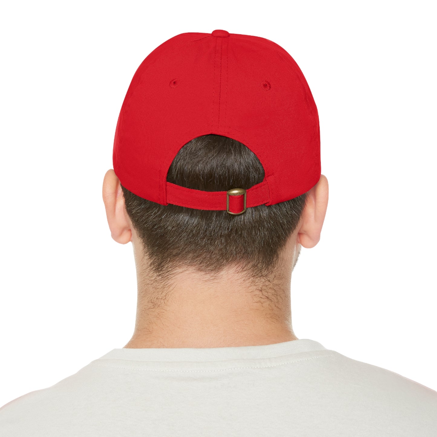 Fretty's Golf Dad Hat with Leather Patch (Round)