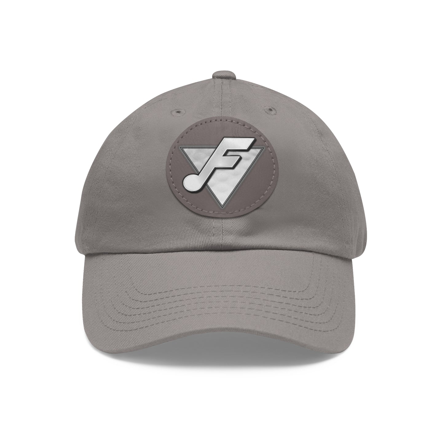 Fretty's Golf Dad Hat with Leather Patch (Round)