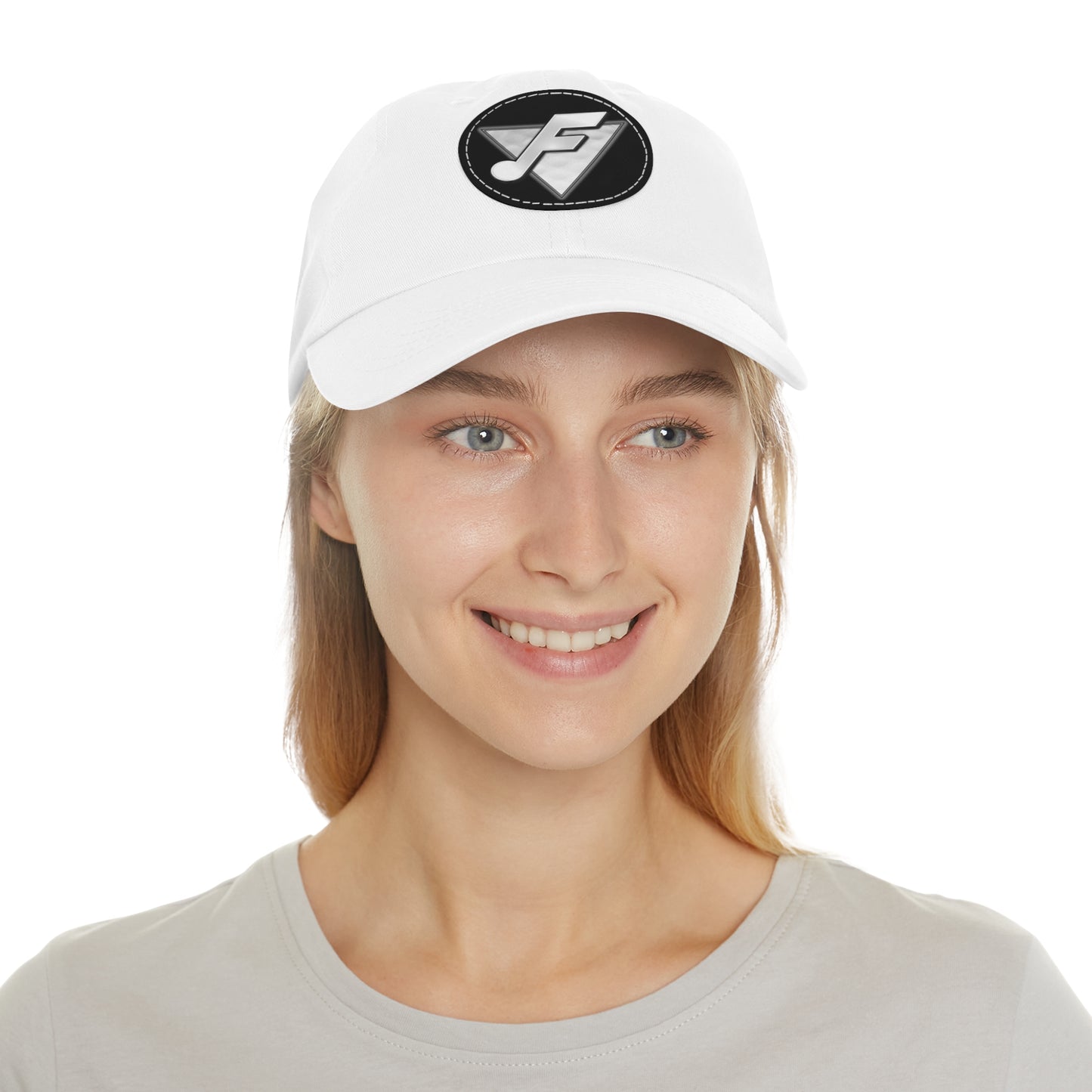 Fretty's Golf Dad Hat with Leather Patch (Round)