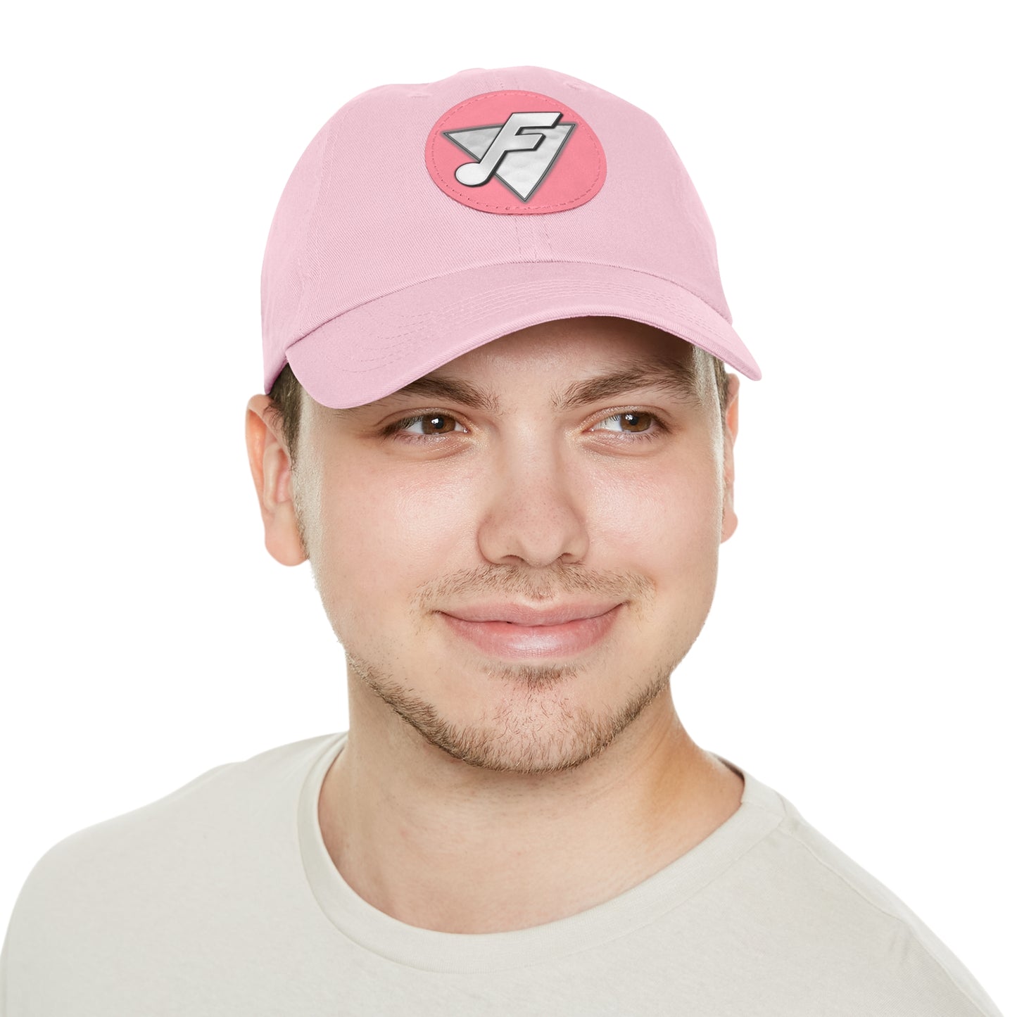 Fretty's Golf Dad Hat with Leather Patch (Round)