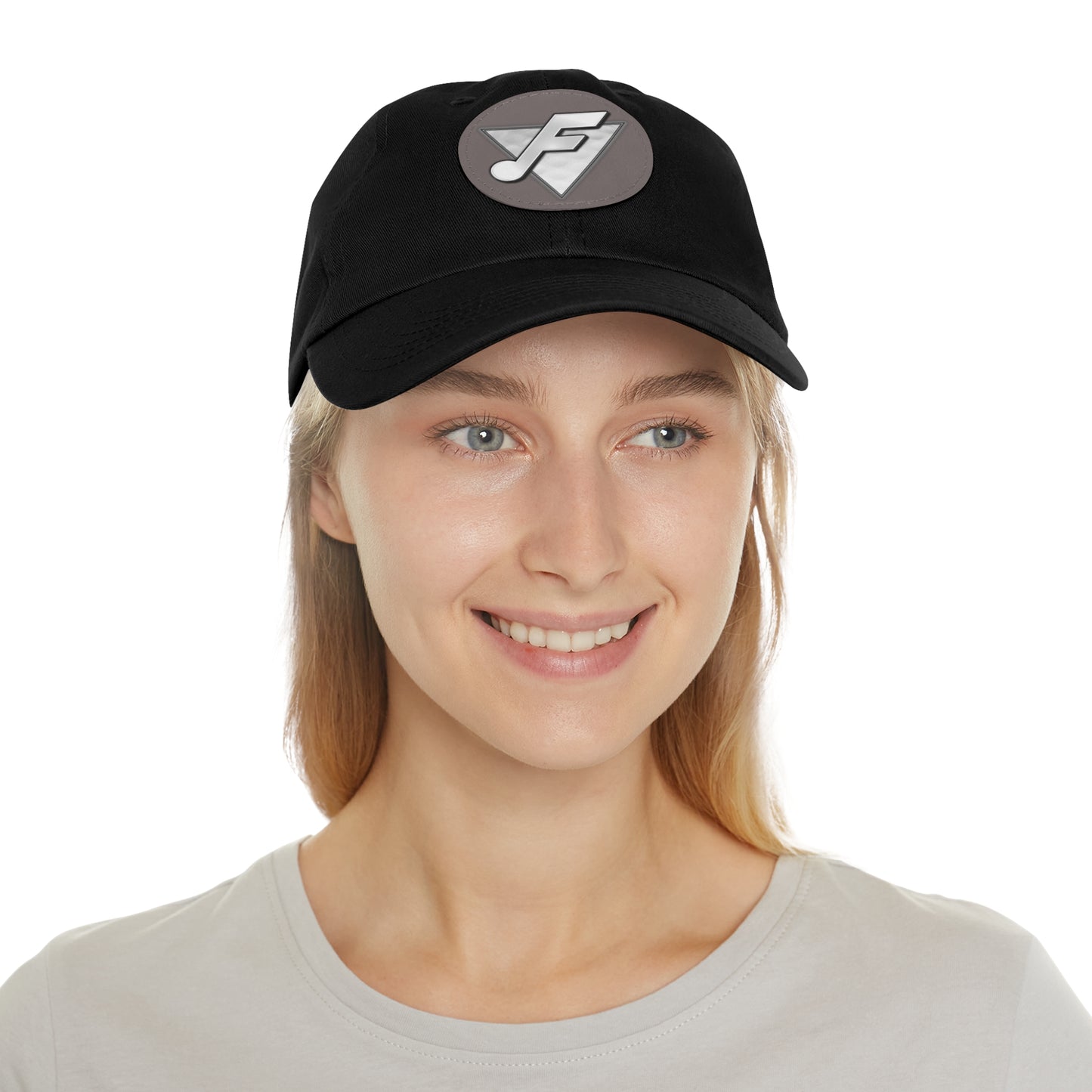 Fretty's Golf Dad Hat with Leather Patch (Round)