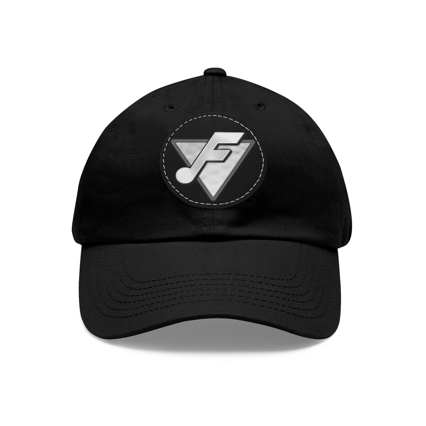 Fretty's Golf Dad Hat with Leather Patch (Round)