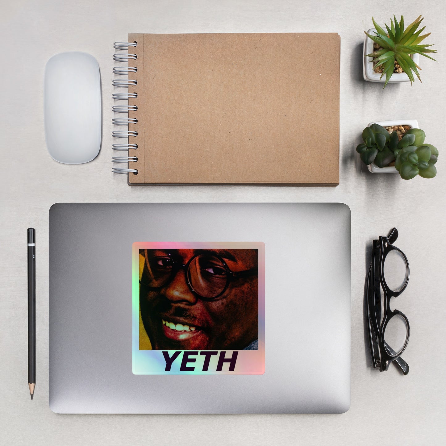 YETH Holographic Sticker